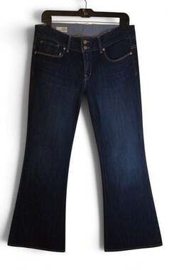 Gap 1969 Real Straight Jeans Size 31/12 Dark Wash